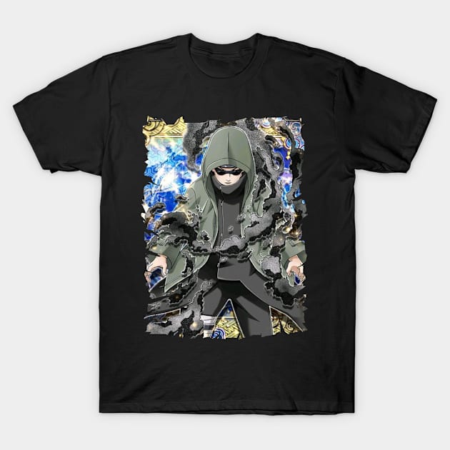 SHINO ABURAME MERCH VTG T-Shirt by funnymushroomz